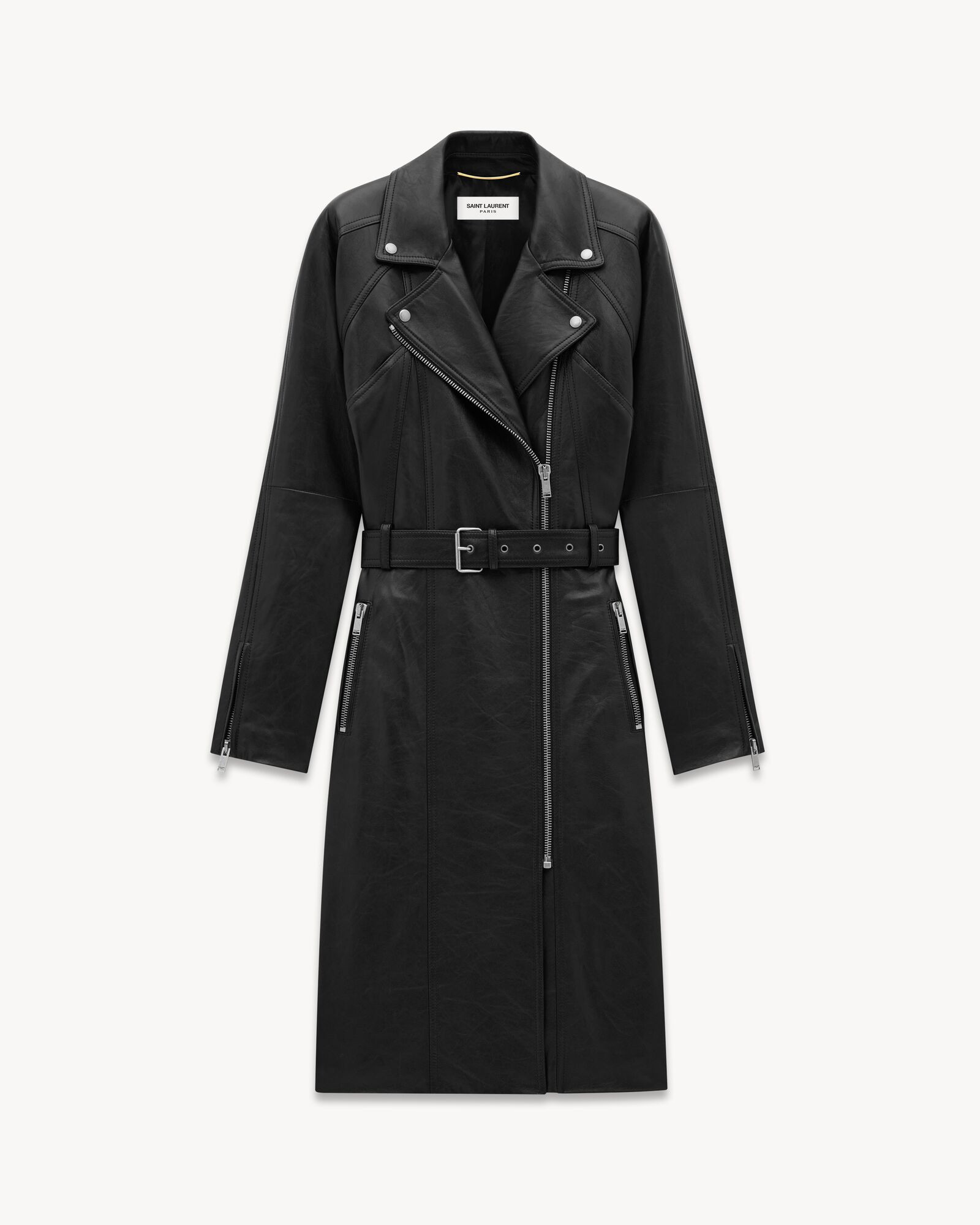 biker coat in lambskin | Saint Laurent Inc. (Global)