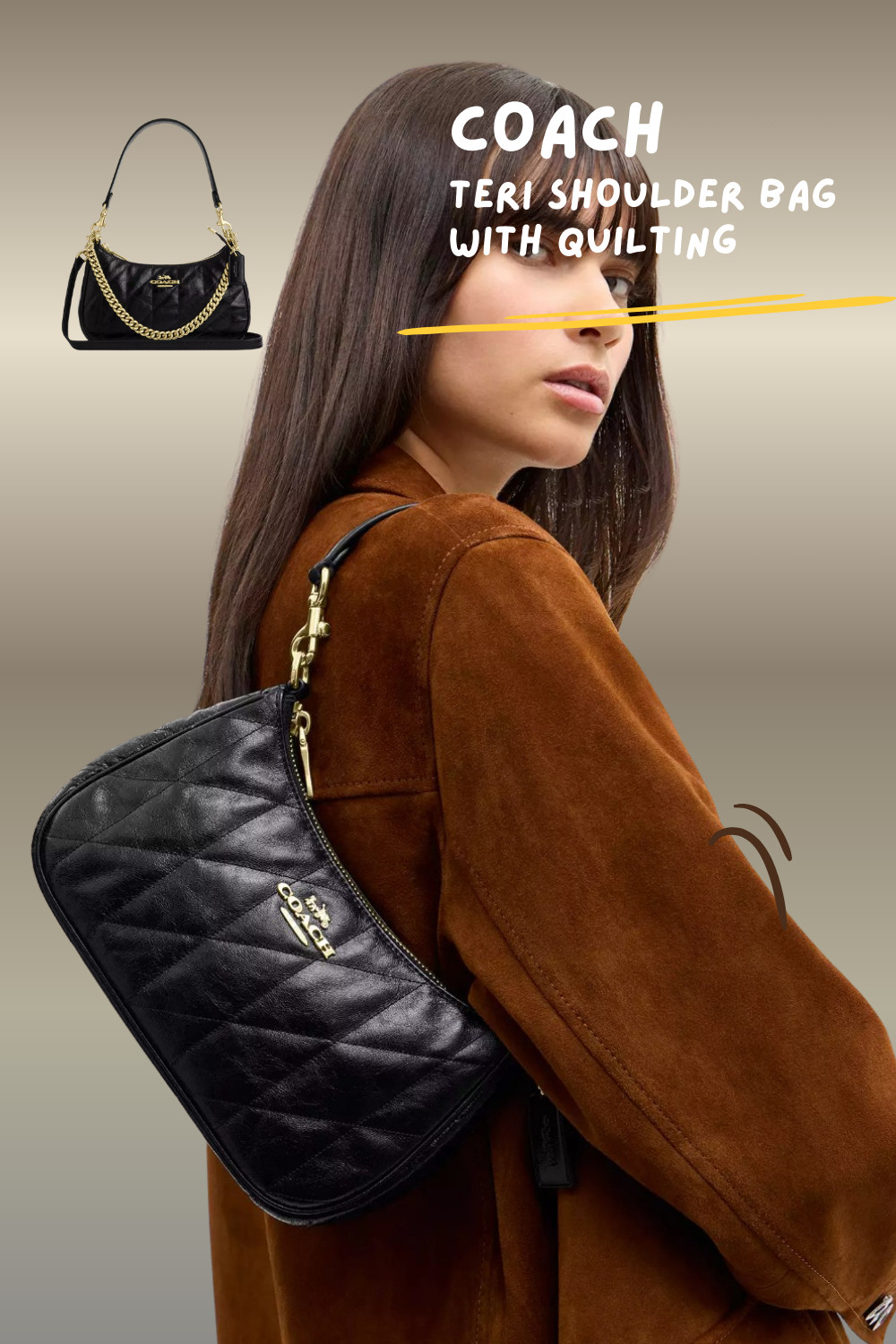 Coach Teri Quilted Shoulder Bag CDY83 – one of the most popular Coach bags. Classic quilted everyday bag!

The Coach Teri Shoulder Bag with Quilting (CDY83) is one of the most popular Coach bags from the Teri collection. The quilted design gives the bag a classic and elegant look, while the size is perfect for everyday use. This bag works well for casual outfits, work, or dressy occasions, making it a very versatile Coach bag. 

 #LTKstyletip #LTKbag #LTKgiftguide