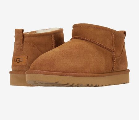 They’re comfy, you don’t have to bend over to put them on, they’re warm, they’re the only shoe you’ll need this Fall. I will never not love Uggs. Going for the short mini style this year ✨



#LTKGiftGuide #LTKstyletip #LTKSeasonal