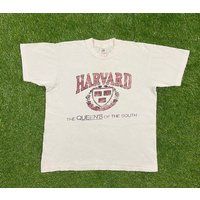 Vintage Harvard University T Shirt Tee Fruit Of The Loom Size Xtra Large Xl Ncaa College Classic Law | Etsy (US)