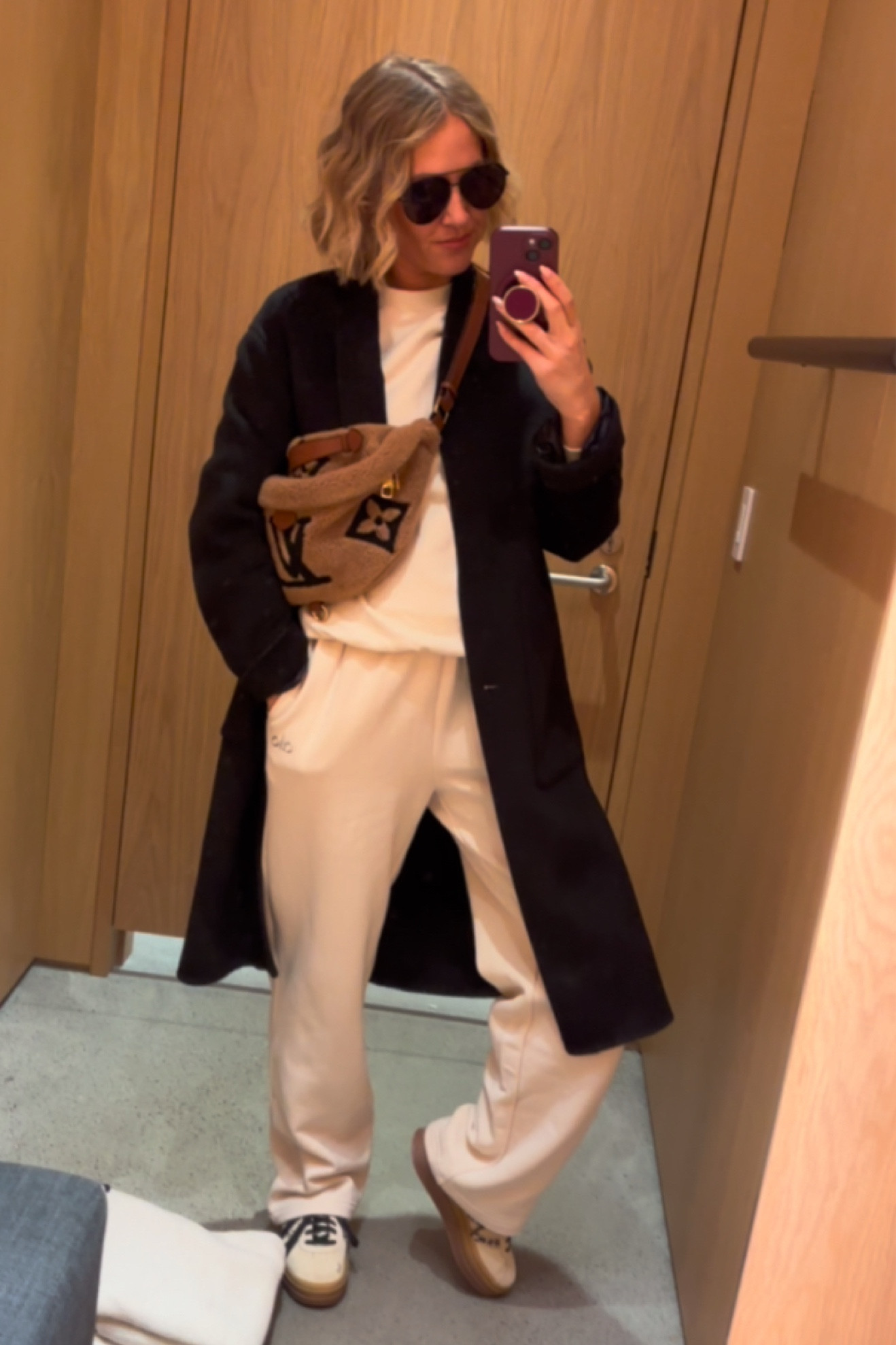 New Oat Milk Alo set. Size down. Wearing an XXS 118, 5’3 