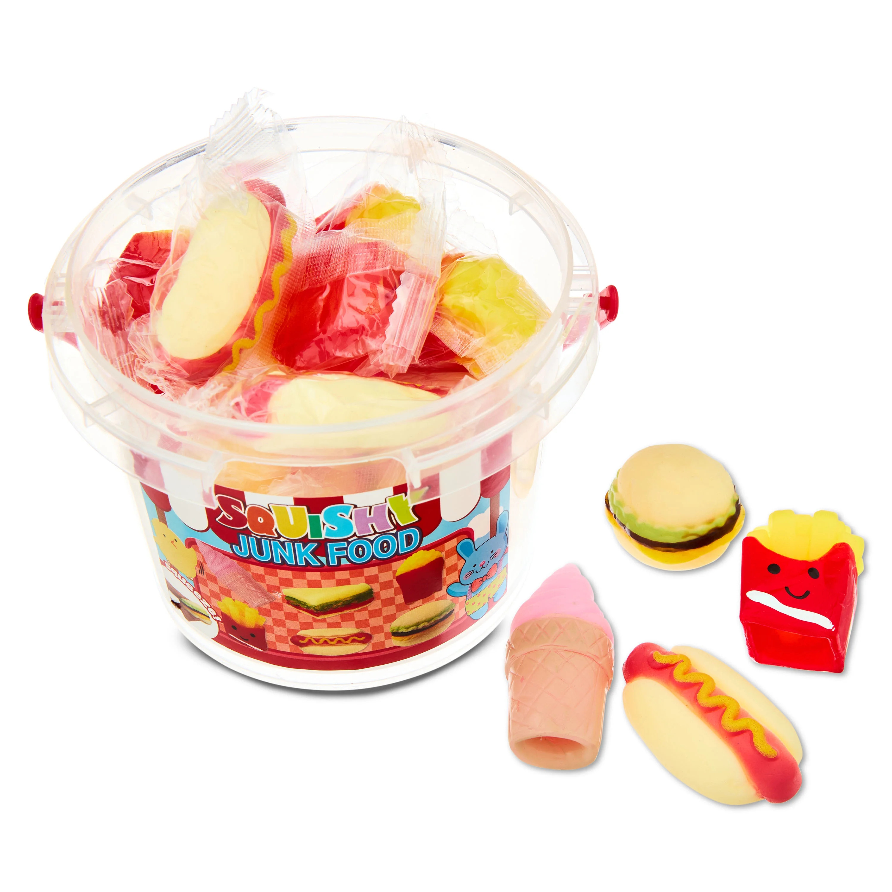 Squishy Junk Food Party Favors, Multicolor, 18 Count, Easter by Way To Celebrate | Walmart (US)