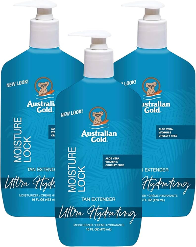Australian Gold Moist Lock Tan Extender 16 Ounce Pump (Pack of 3) | Amazon (US)