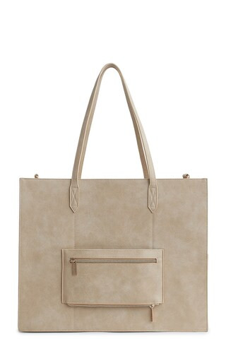 BEIS The Large Work Tote in Beige from Revolve.com | Revolve Clothing (Global)
