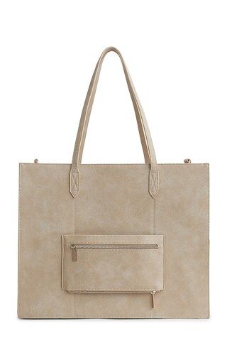 BEIS The Large Work Tote in Beige from Revolve.com | Revolve Clothing (Global)