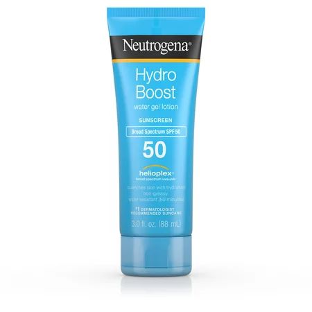 Neutrogena Hydro Boost Gel Moisturizing Sunscreen Lotion, SPF 50, 3 fl. oz | Walmart (US)