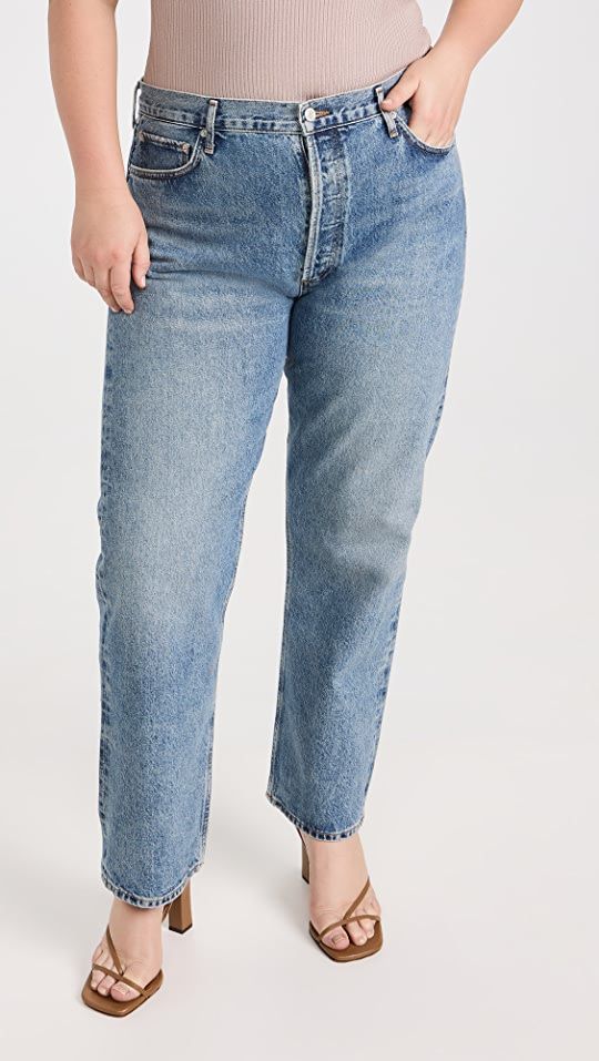 AGOLDE 90's Pinch Waist High Rise Straight Jeans | SHOPBOP | Shopbop