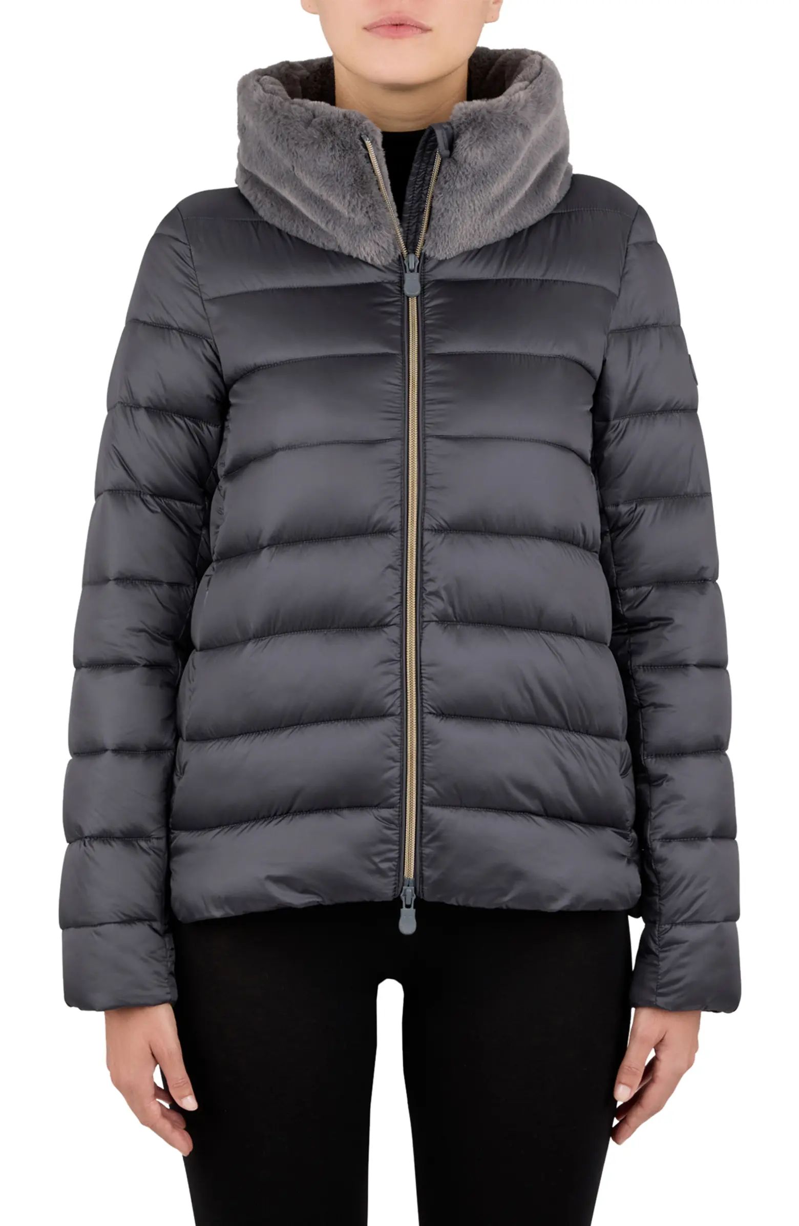 Save The Duck Mei Mixed Media Puffer Jacket | Nordstrom | Nordstrom Canada
