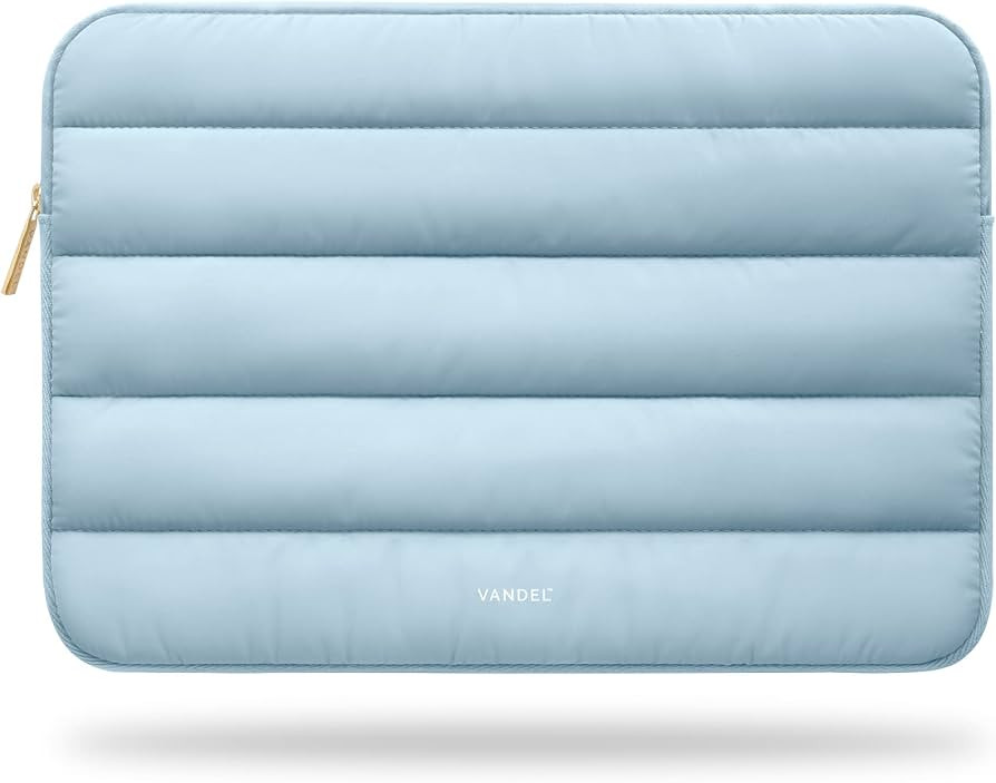 Vandel Puffy Laptop Sleeve 13-14 Inch Laptop Sleeve. Blue Cute Laptop Sleeve for Women. Carrying ... | Amazon (US)