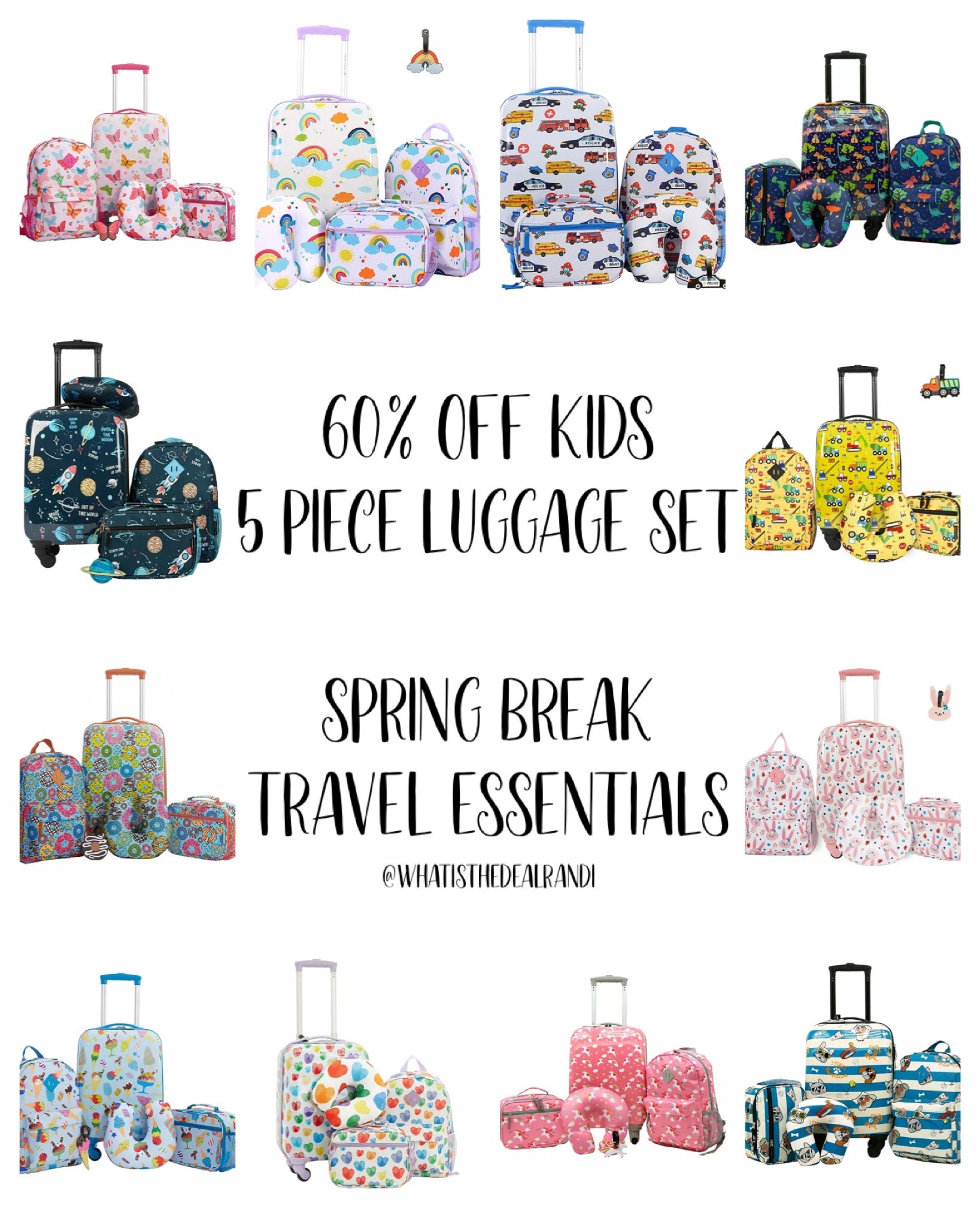 #TravelKit
#LuggageAndMore
#FamilyVacationPlanning
#KidsTravelGear
#TravelWithFamily
#SpringBreakEssentials
#FamilyTravelSale
#LuggageOrganization
#KidsLuggageSale

#LTKFind #LTKSale #LTKSeasonal