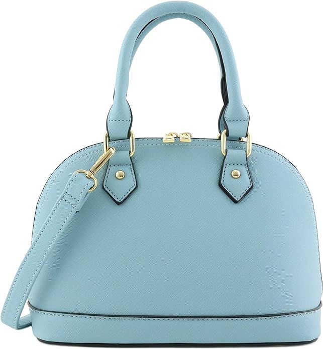 Zip-Around Saffiano Classic Dome Satchel | Amazon (US)