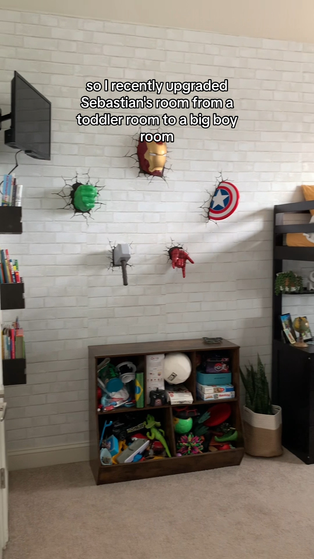 Big boy room makeover - superhero marvel themed kids room

#LTKKids #LTKHome
