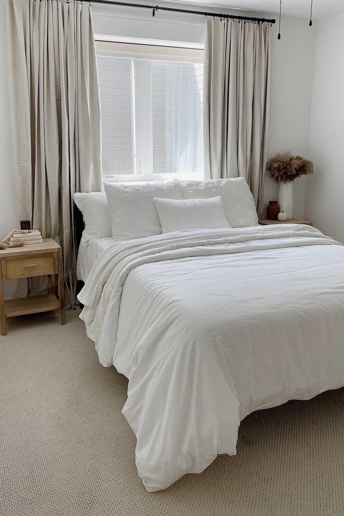 the coziest guest bedroom for hosting friends and family 🤍 snag some of these pieces on sale during Labor Day Weekend! neutral guest bedroom design | bedroom ideas #competition

#LTKsalealert #LTKSeasonal #LTKhome