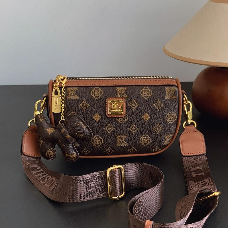 Bag female fashion printed dumpling new retro temperament simple everything single shoulder cross... | DHGate