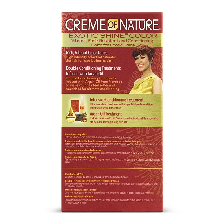 Creme of Nature Exotic Shine Color 7.64 Bronze Copper Permanent Hair Color, 1 application | Walmart (US)