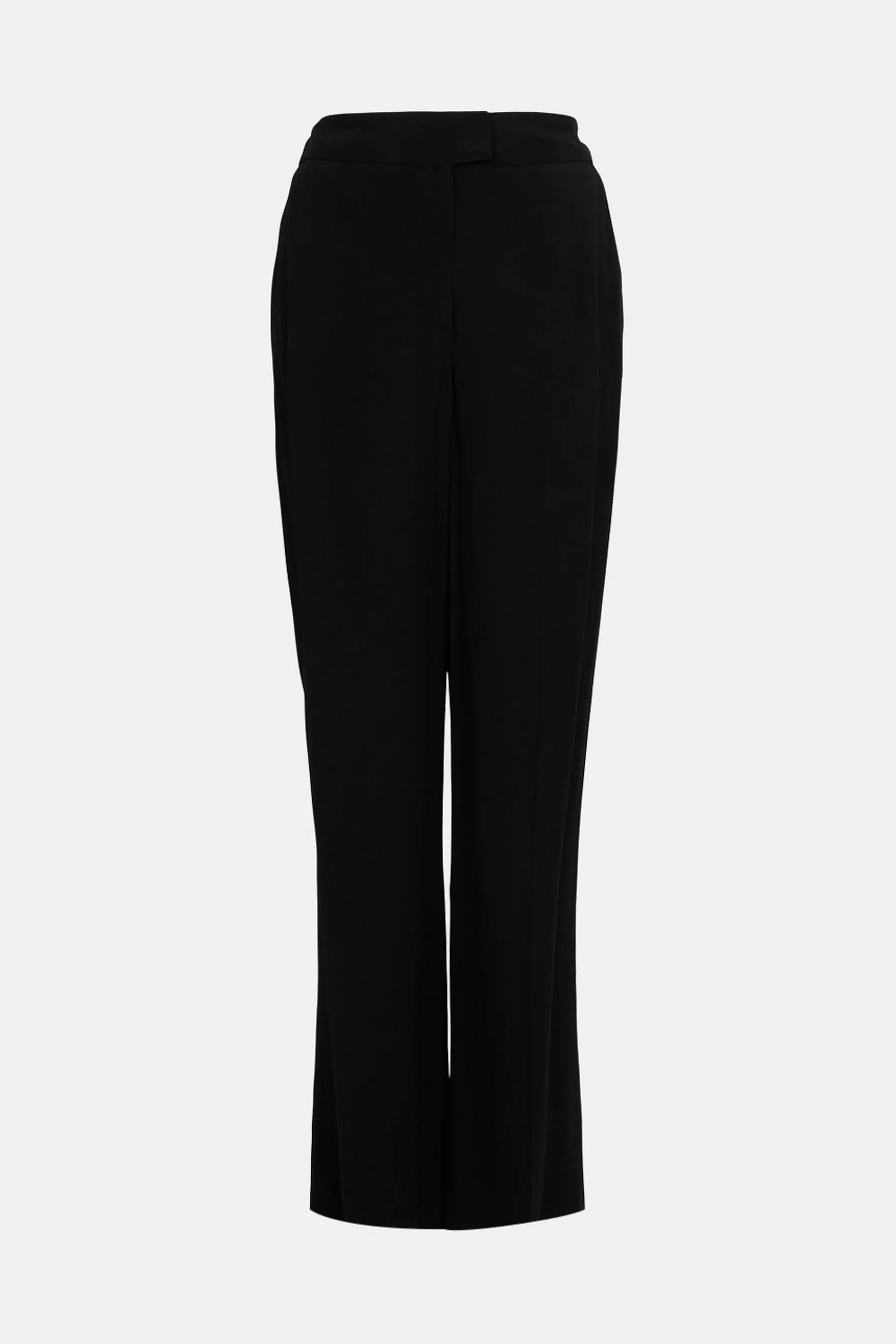 Tall Viscose Satin Back Crepe Wide Leg Trouser | Karen Millen UK + IE + DE + NL