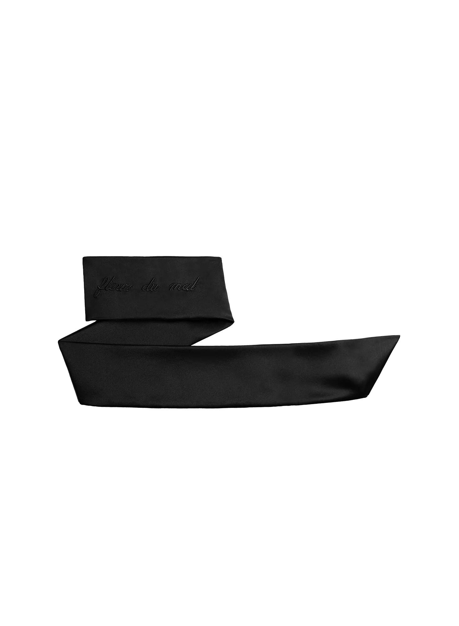 Black Fleur du Mal Silk Blindfold | Fleur du Mal | Fleur du Mal