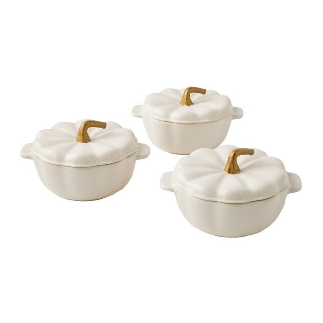 Pumpkin Cast Iron Dutch Ovens
🤍
Thanksgiving table scape, White pumpkin cast iron Dutch oven, White pumpkin cocottes, Fall decor, Thanksgiving dinnerware 

#LTKHome #LTKSeasonal #LTKFamily