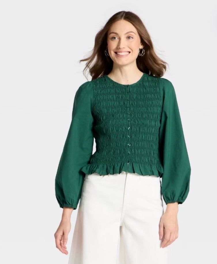 Blouse

#LTKFindsUnder50 #LTKHoliday #LTKWorkwear