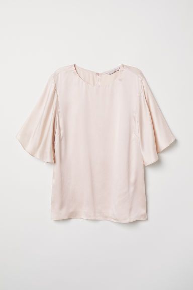H & M - Silk Blouse - Pink | H&M (US)
