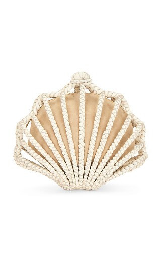 Aranaz Oskola Leather Clutch in White. | Revolve Clothing (Global)
