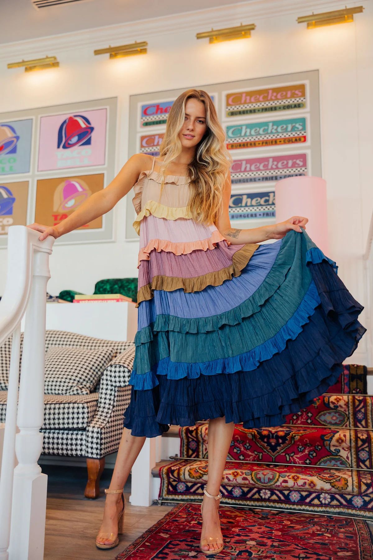 LAST CHANCE - RYMAN RUFFLE MIDI | Judith March