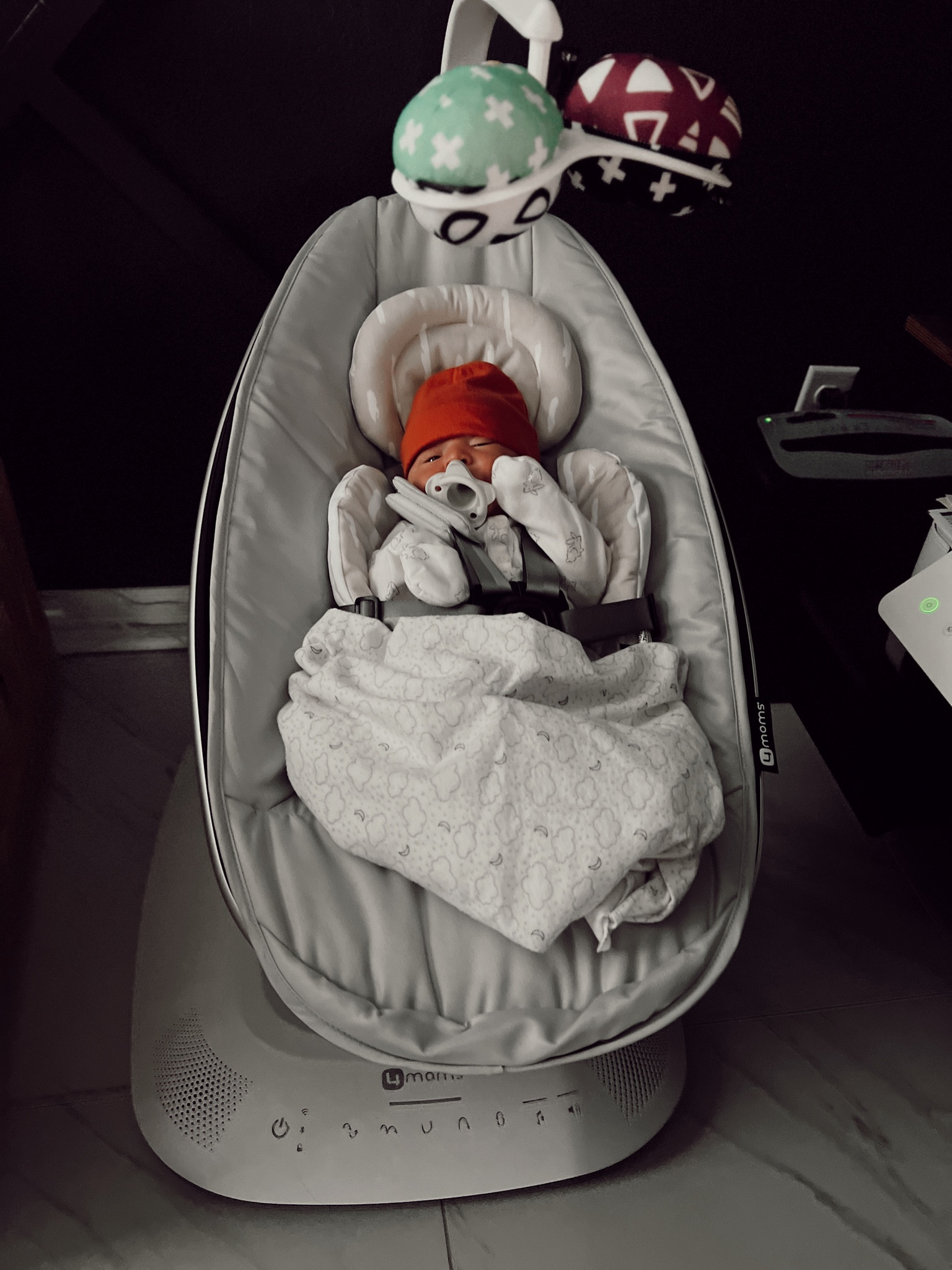 The mamaroo is worth every penny. 👏🏼 

Kaden loves his afternoon time in this electric swing that moves in multi directions and motions. I feel like because there are so many motion options, it would work for any baby! 