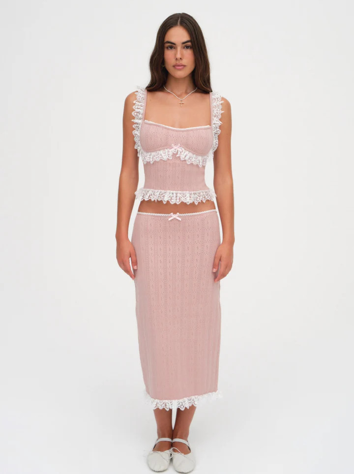 Andy Knit Midi Skirt | For Love & Lemons