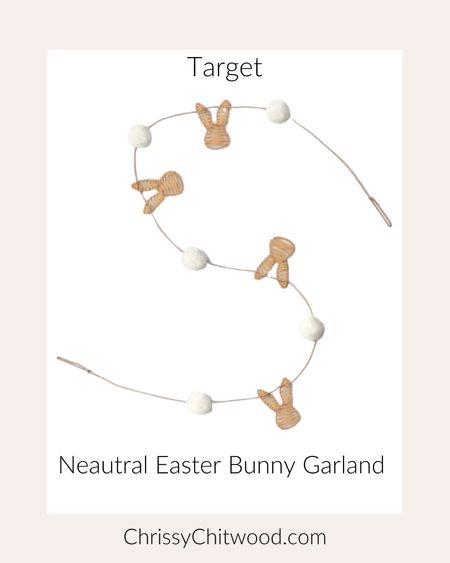 This neutral Easter bunny garland is so cute for Easter home decor! 

Target finds, home find, Easter decorations, bunnies

#LTKFind #LTKunder50 #LTKhome