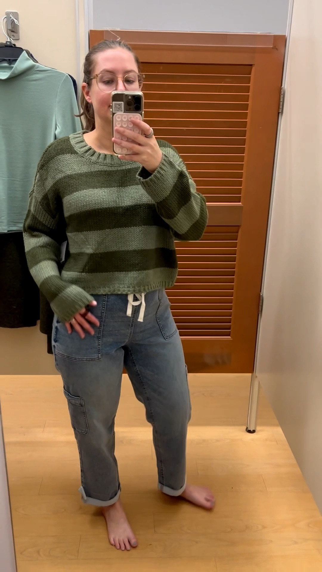 Back at Kohls with the cargo pants you all went crazy for! This time, I'm styling them with this cute striped sweater for a different vibe. So many of you loved the high-waisted cargo pants from my last try-on, and I'm back to show you they're even more versatile than they look! #KohlsFinds #FallFashion
#CargoPants #StripedSweater #FallOutfit #WardrobeStaples #AffordableFashion #OOTD #TryOnHaul #FallStyle #CasualChic #StyleInspo

#LTKMidsize #LTKStyleTip #LTKSaleAlert