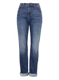 Girlfriend Dark Wash Jean | Banana Republic US