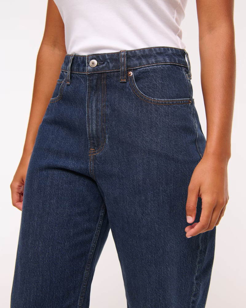 Curve Love High Rise Loose Jean | Abercrombie & Fitch (UK)