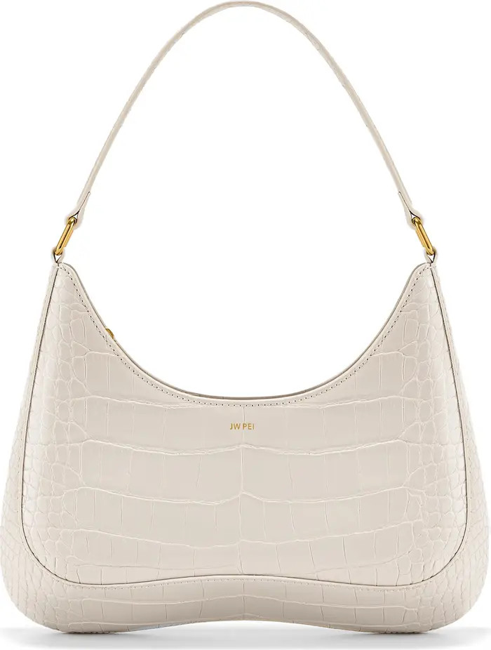 JW PEI Ruby Croc Embossed Shoulder Bag | Nordstromrack | Nordstrom Rack