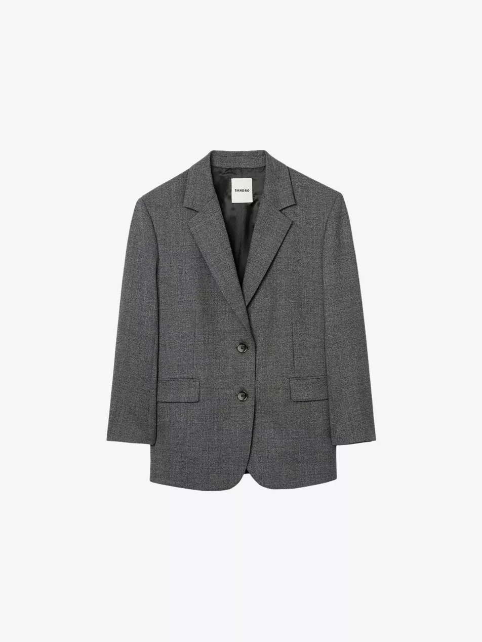 Single-Breasted Side-Pocket Woven Blazer | Selfridges