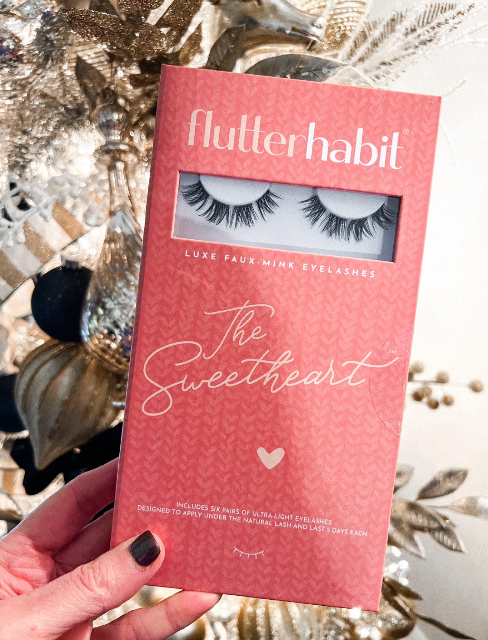 Lolo’s favorite Flutter Habit lashes.  Coupon code STACY15  

#LTKbeauty #LTKHoliday #LTKGiftGuide