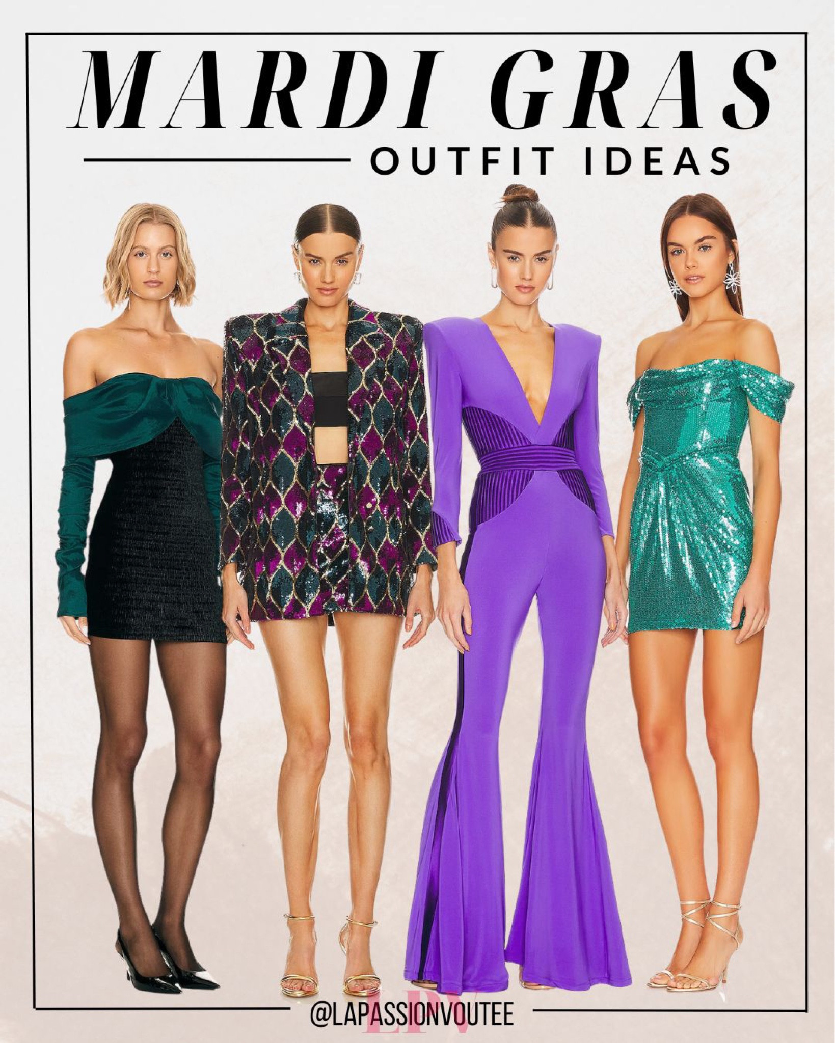 Unleash vibrant hues and eclectic accessories with our Mardi Gras outfit ideas, ensuring you stand out in the carnival crowd. Embrace the spirit of celebration with bold patterns, shimmering fabrics, and playful embellishments. Let your style shine as you revel in the festive magic of Mardi Gras!

#LTKparties #LTKSeasonal #LTKstyletip