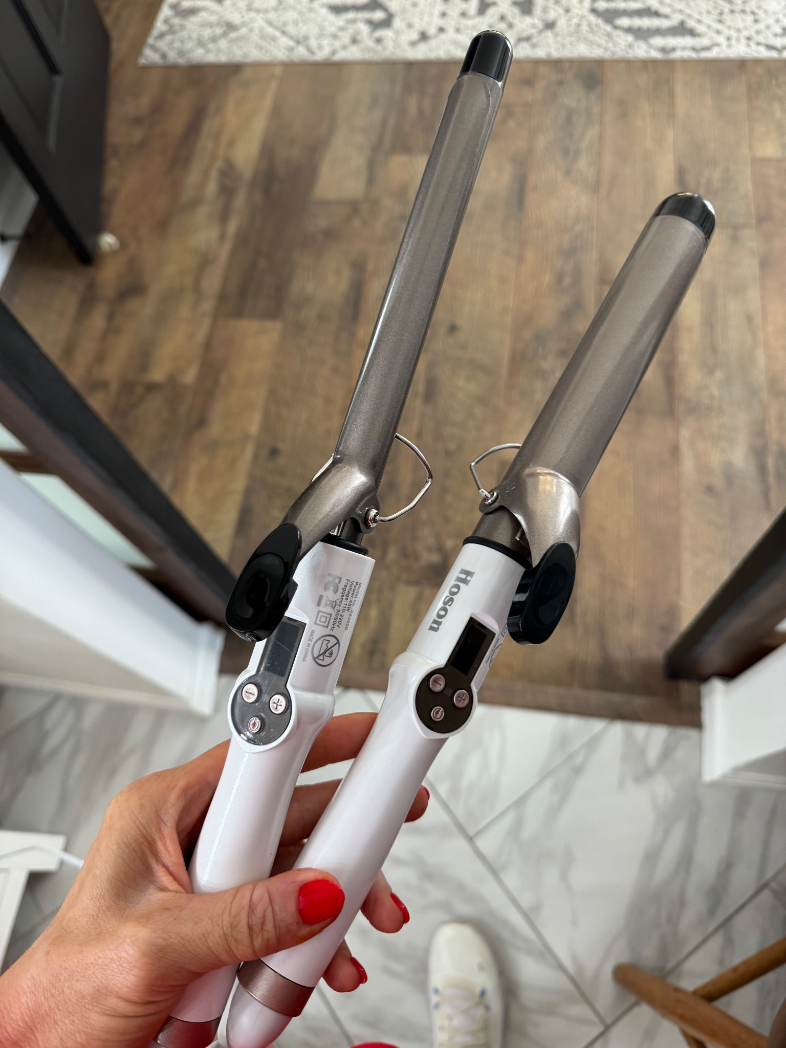 The BEST curling irons. They rival my $125 ones. So good. And fraction of the cost. The price is unreal. 
I use 1 1/4 for big curls and 3/4 for my daughter’s shorter hair. 

#LTKBeauty #LTKgrwm #LTKmomlife
