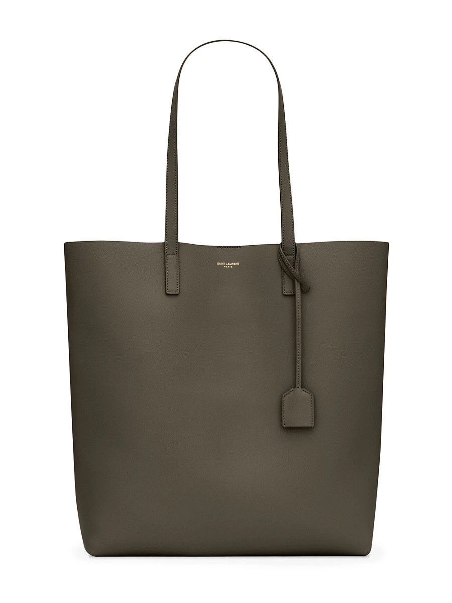 Women's Shopping Saint Laurent in Leather - Light Musk | Saks Fifth Avenue