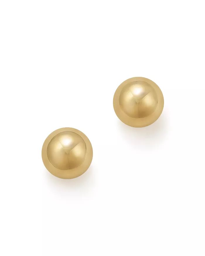 Bloomingdale's 14K Yellow Gold Ball Stud Earrings - 100% Exclusive Back to results -  Jewelry & A... | Bloomingdale's (US)