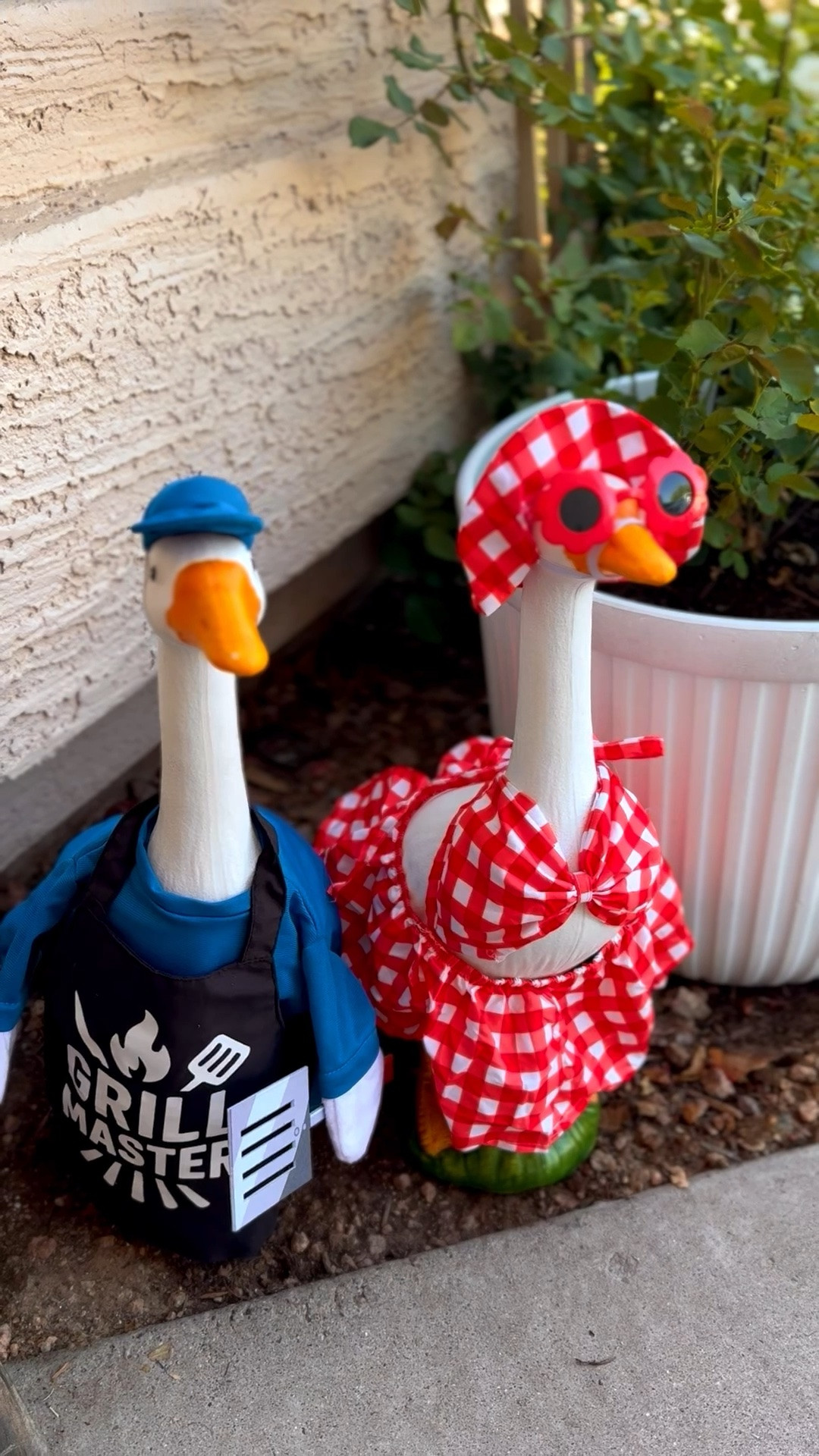 my kids are obsessed with our porch geese! we have had so much fun with their little outfits and planning for holidays. porch goose.

#LTKHome #LTKmomlife