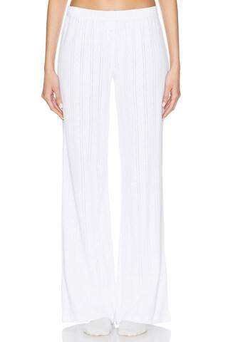 Cou Cou Intimates The Pant in White in White Pointelle - White. Size S (also in L, M, XL, XS). | FWRD 