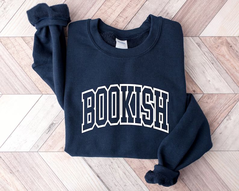 Bookish Sweatshirt Bookworm Hoodie Book Shirt Book Lover - Etsy | Etsy (US)