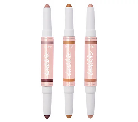 tarte tartelette Double Ended Shadow Sticks Trio | QVC