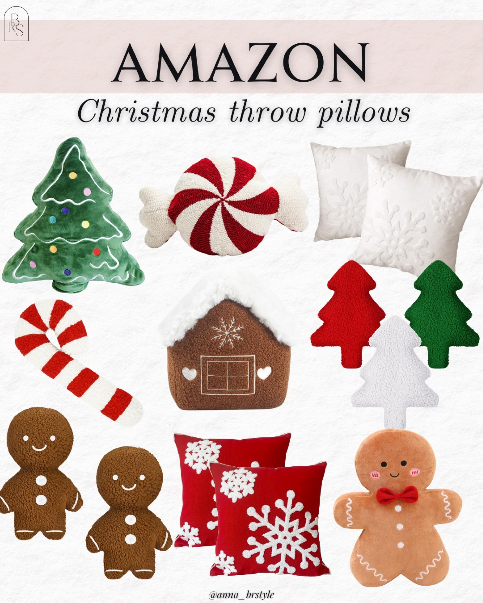 Christmas throw pillows, Holiday throw pillows, Christmas decor, Holiday decor 

#LTKHoliday #LTKfindsunder100 #LTKhome