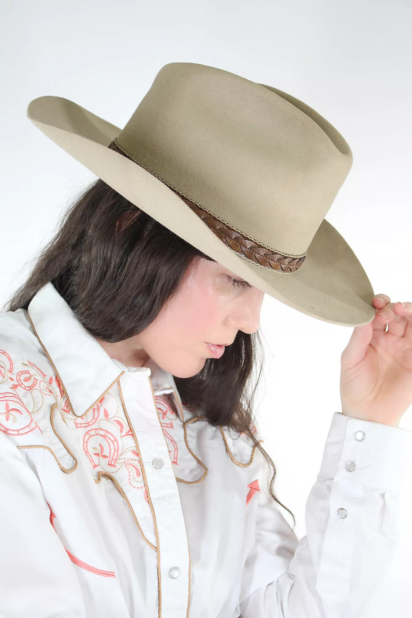 Vintage Stetson Western Cowboy Hat Selected By Moons + Junes Vintage | Free People (Global - UK&FR Excluded)