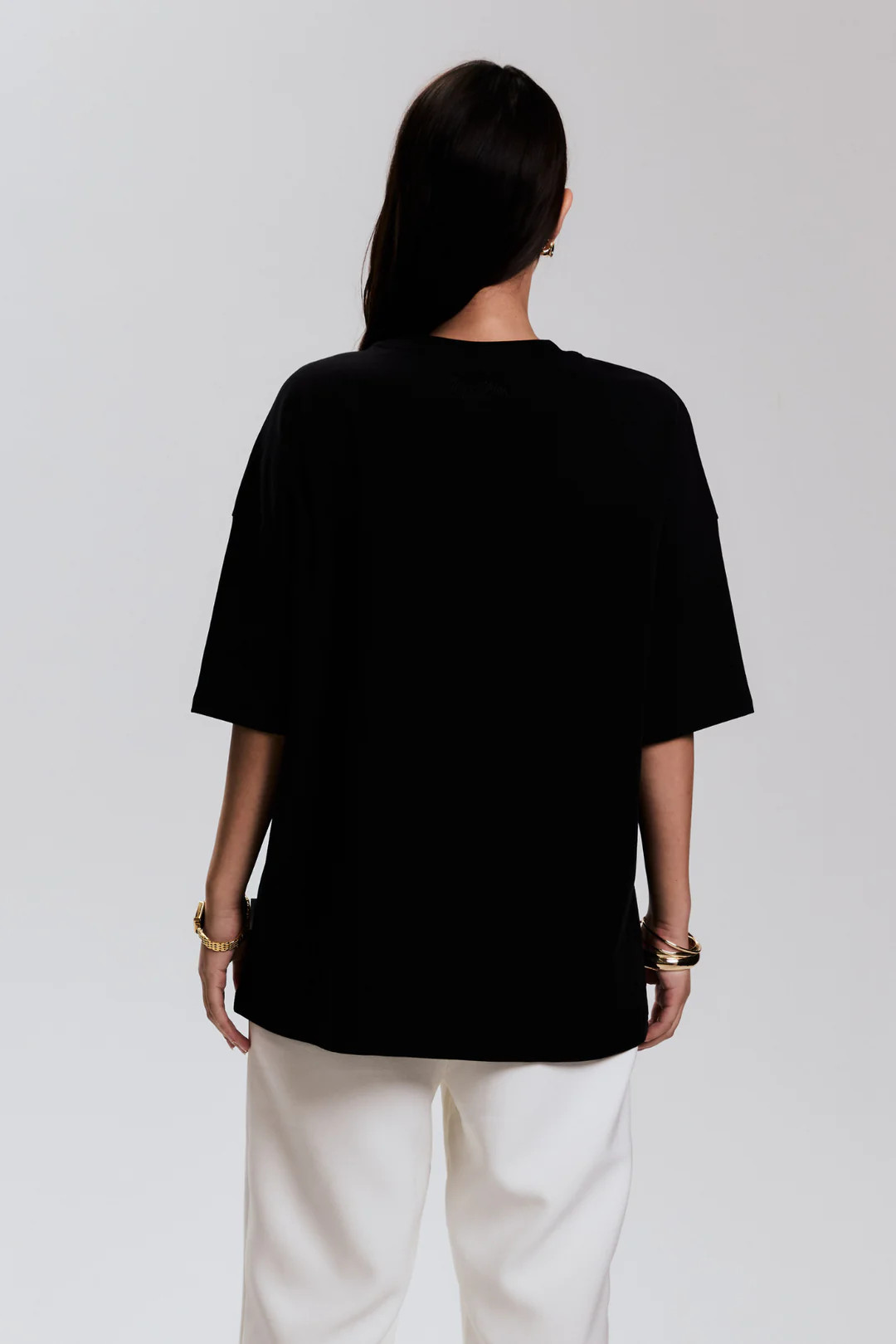 Black Oversized Tee | All for Mimi