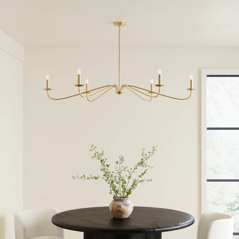 Zoyla 6 - Light Dimmable Classic / Traditional Chandelier | Wayfair North America