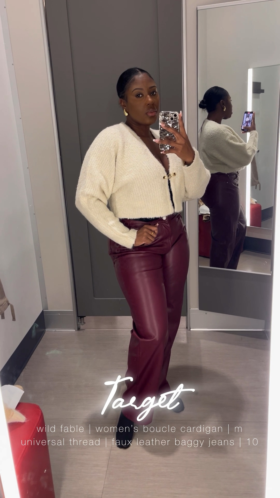 This is such a cute holiday look!! 😍 The cardigan is so cozy and soft and the pants are the perfect hue for the season!

#LTKCyberWeek #LTKMidsize #LTKHoliday