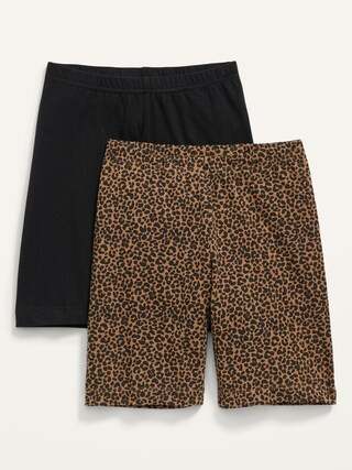 High-Rise Biker Shorts 2-Pack for Women -- 7-inch inseam | Old Navy (US)