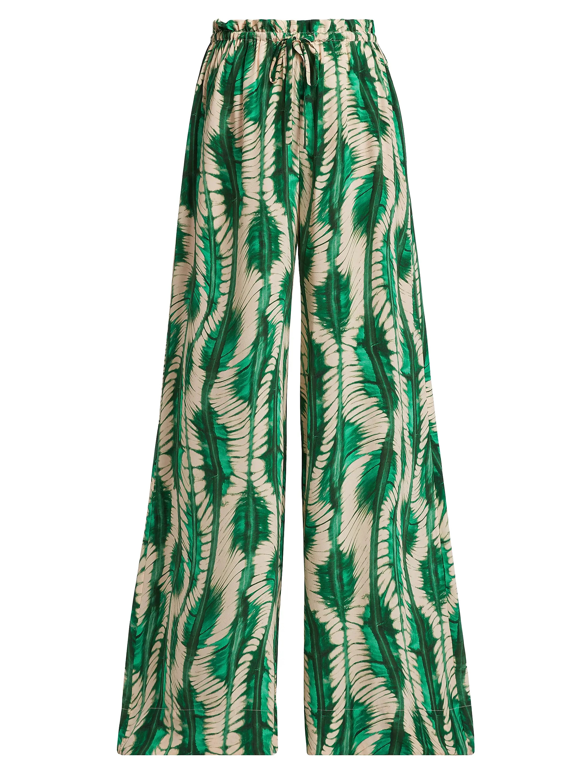 Sawyer Silk Wide-Leg Pants | Saks Fifth Avenue